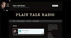 Desktop Screenshot of plaintalkradio.com